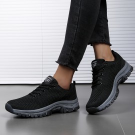 Womens Lightweight Knit Sneakers - Fashionable & Breathable Running Shoes for Casual All-Day Comfort - Ideal for Jogging & Everyday Wear