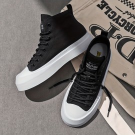 Classic high top canvas shoes, men's cloth shoes, casual board shoes, 2024 new seasonal Korean version, trendy and versatile