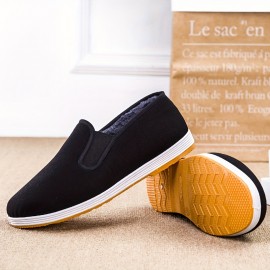 Beef Tendon Sole Plus Fleece Cotton Shoes