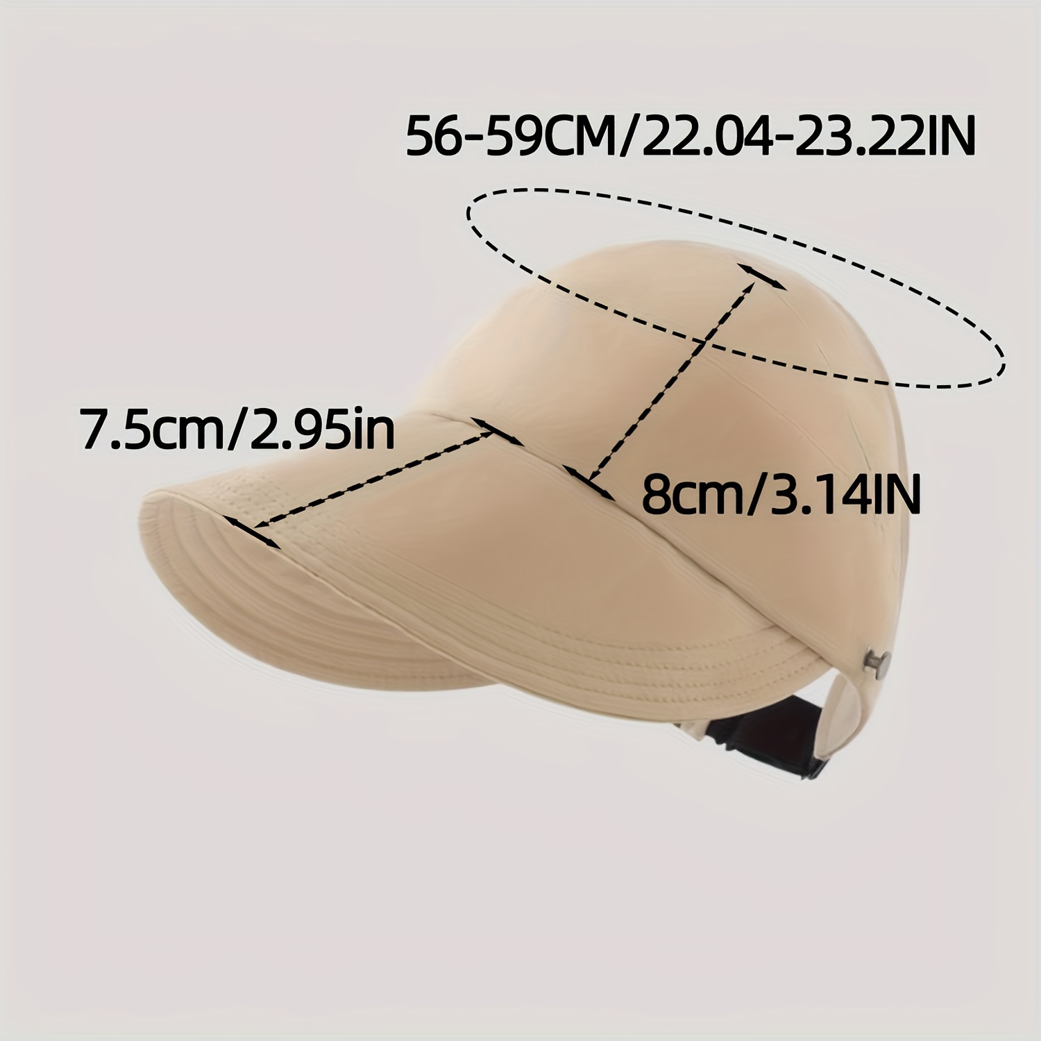 outdoor uv resistant hollow top hat large brim hollow visors outdoor uv resistant hollow top wide hats details 5