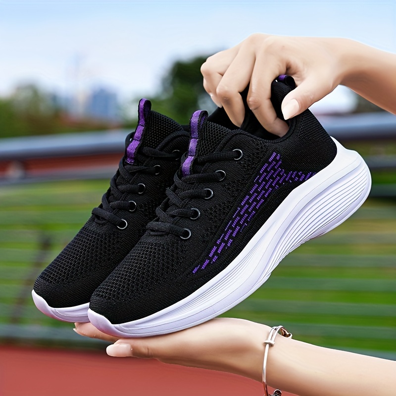 Women s Stylish Mesh Sneakers Lace Versatile Running Shoes details 4