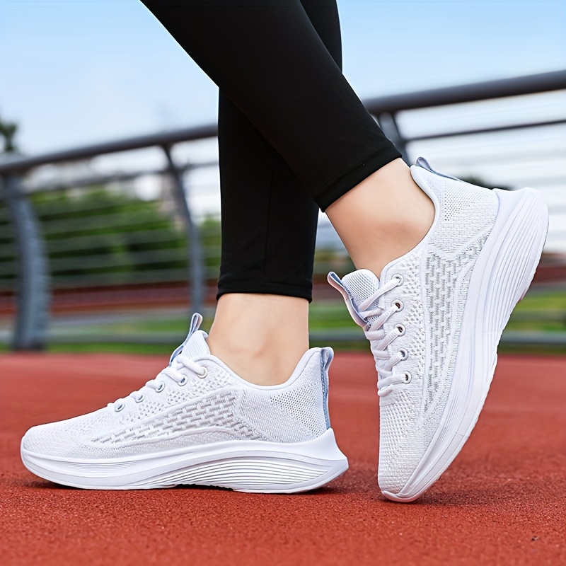 Women s Stylish Mesh Sneakers Lace Versatile Running Shoes details 7