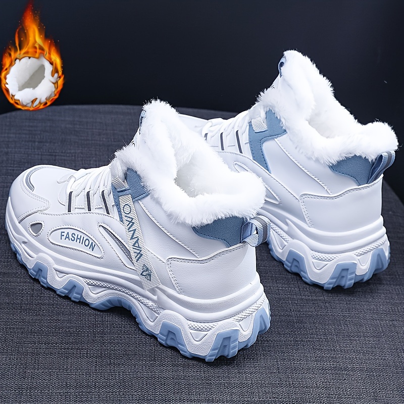 Women s Winter Plush Inner Comfortable High top Sports details 1