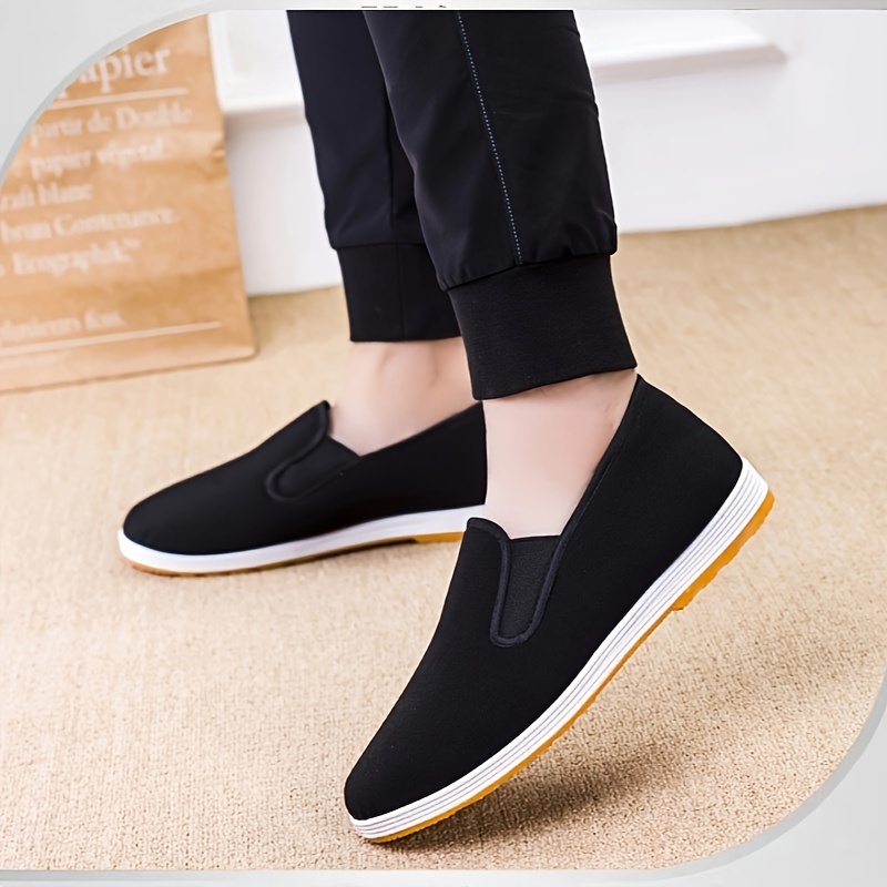 Chinese Traditional Flats For Men Breathable Lightweight Slip On Shoes For Outdoor Walking Driving   Kung Fu Tai Chi Training Autumn And Winter Shop Now For Limitedtime Deals Temu details 2