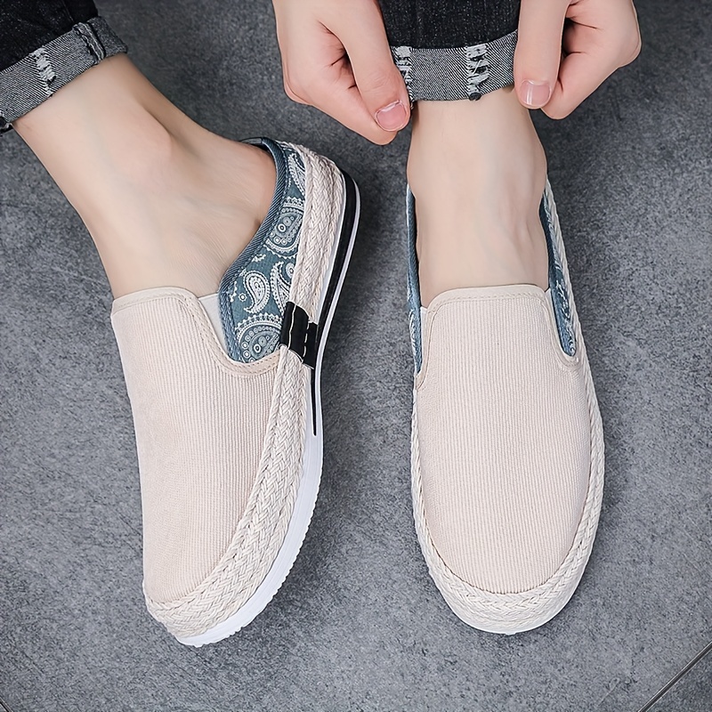 Mens Trendy Slip On Loafers With Assorted Colors Fishermans Shoes Breathable Lightweight Non Slip Canvas Shoes Mens Sports Shoes Spring Summer Autumn Check Out Today s Deals Now Temu details 4