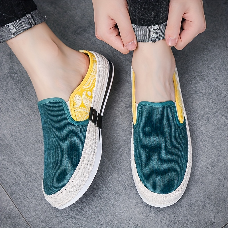 Mens Trendy Slip On Loafers With Assorted Colors Fishermans Shoes Breathable Lightweight Non Slip Canvas Shoes Mens Sports Shoes Spring Summer Autumn Check Out Today s Deals Now Temu details 5