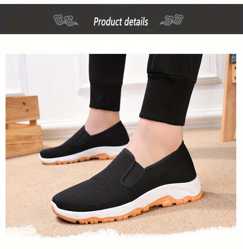 Mens Slip On Sneakers Casual Walking Shoes Comfy And Breathable Loafers Highquality & Affordable Temu details 5