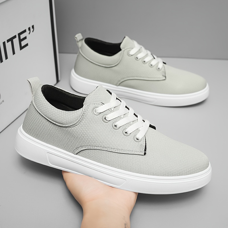 Mens Vintage Solid Color Low Top Skateboard Shoes Comfy Non Slip Casual Canvas Shoes For Mens Outdoor Activities Check Out Today s Deals Now Temu details 4