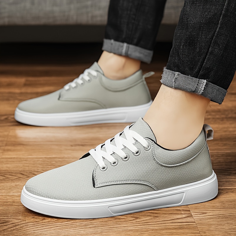 Mens Vintage Solid Color Low Top Skateboard Shoes Comfy Non Slip Casual Canvas Shoes For Mens Outdoor Activities Check Out Today s Deals Now Temu details 8