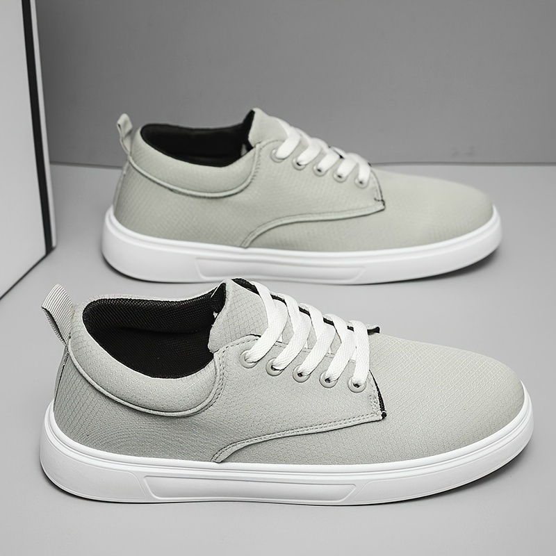 Mens Vintage Solid Color Low Top Skateboard Shoes Comfy Non Slip Casual Canvas Shoes For Mens Outdoor Activities Check Out Today s Deals Now Temu details 9