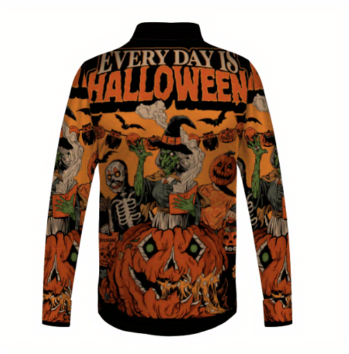 halloween mens witch pumpkins print beach pants oversized loose fit casual fashion pants for males mens clothing plus size details 2