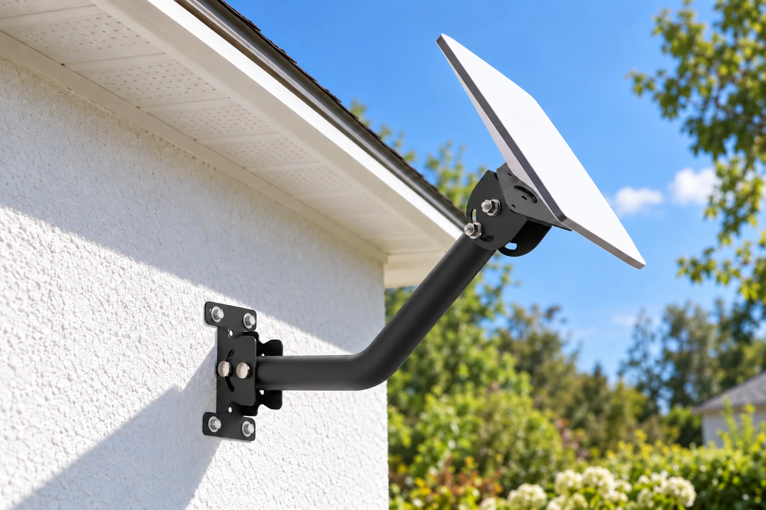 Home office exterior — AI-generated illustration