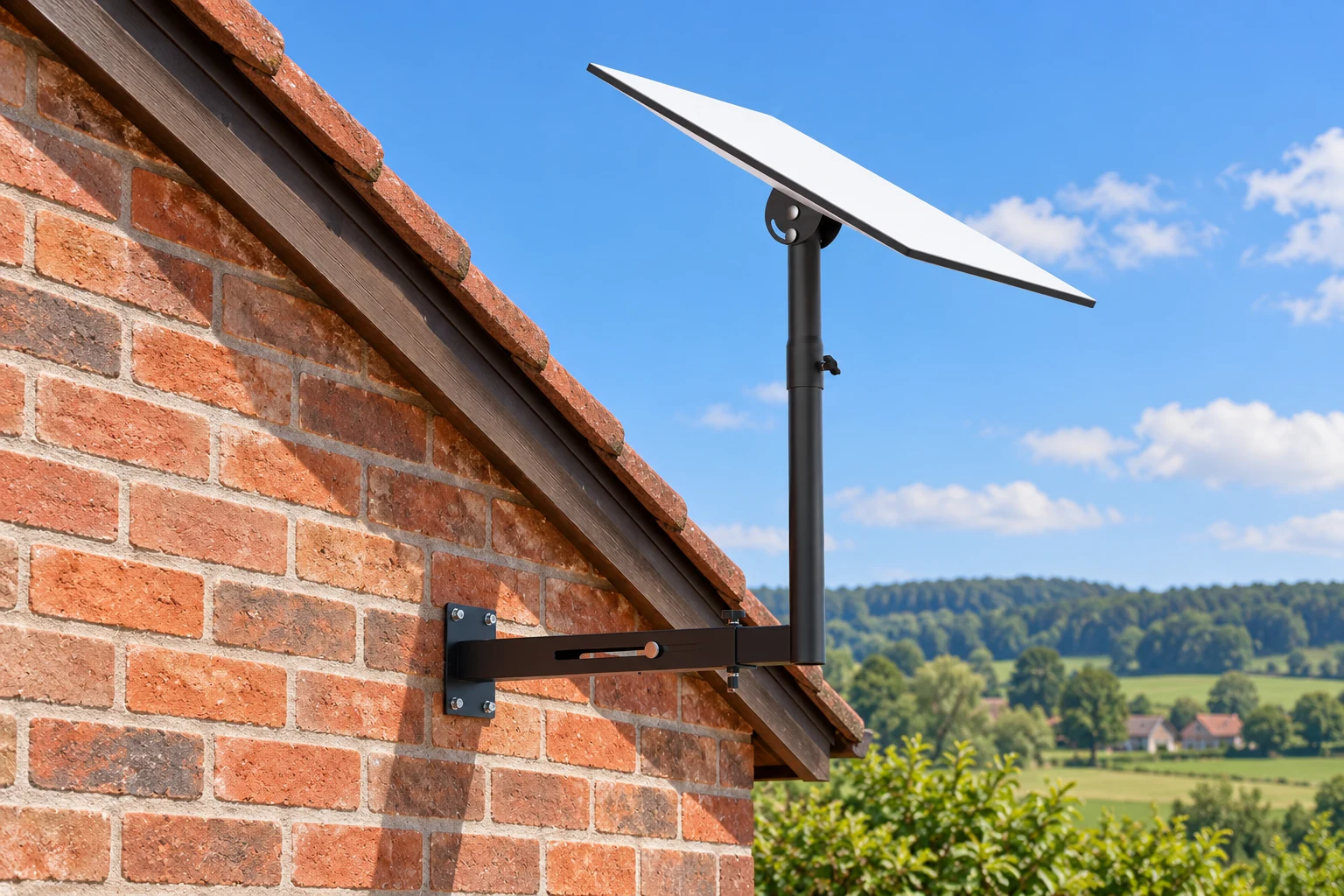 Farmhouse roof clearance — AI-generated illustration