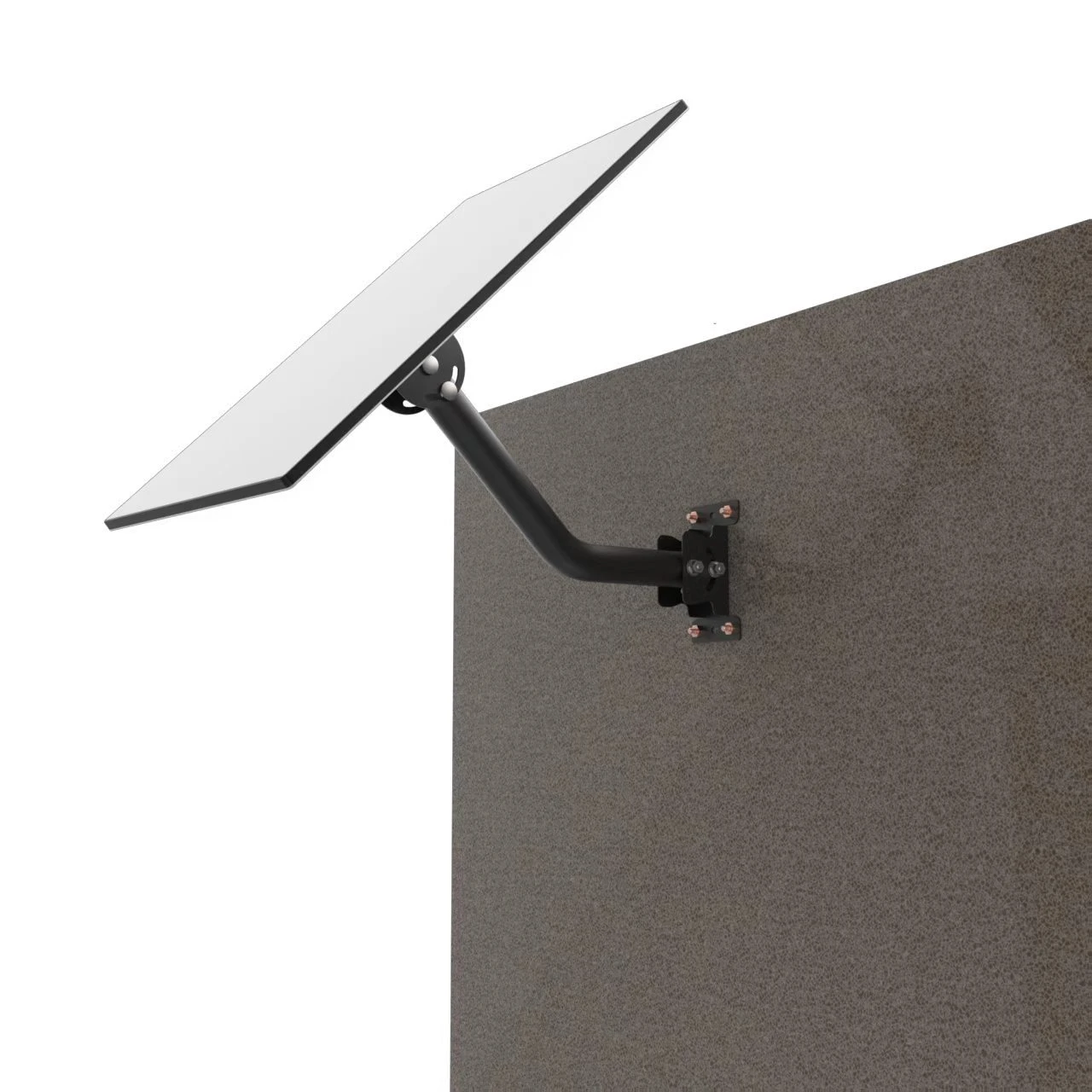 Standard J-Arm Wall Mount — model V4-5.1